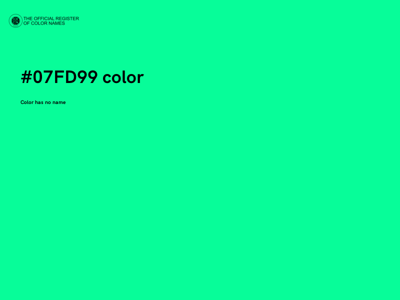 #07FD99 color image