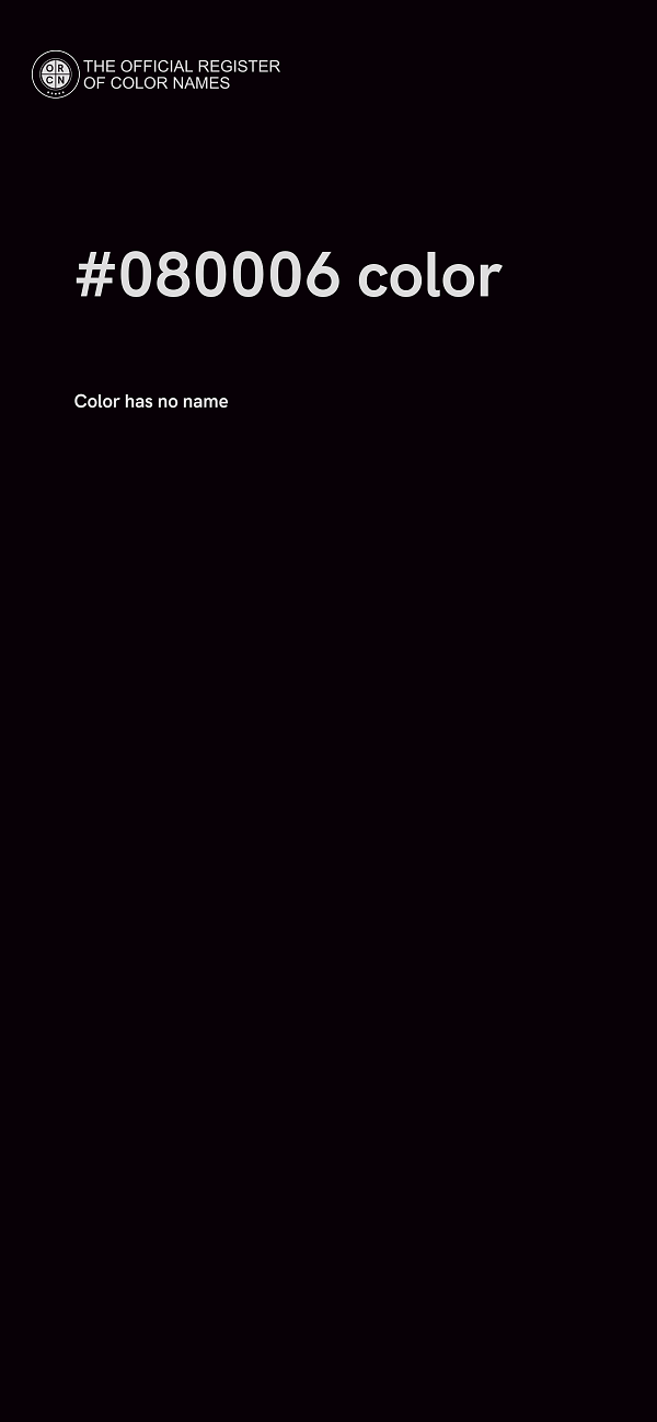 #080006 color image