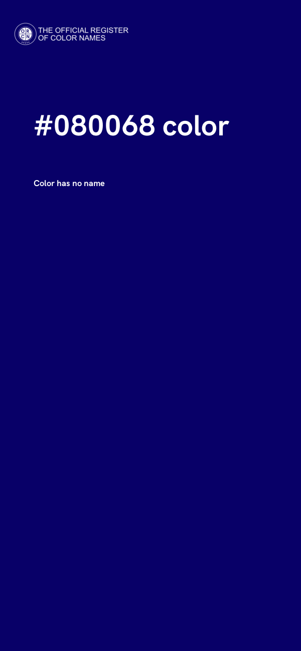 #080068 color image