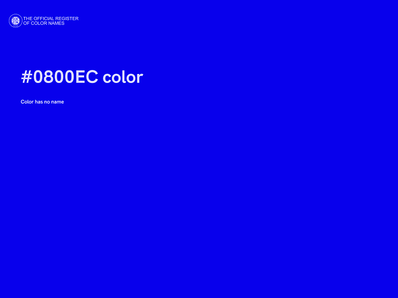 #0800EC color image