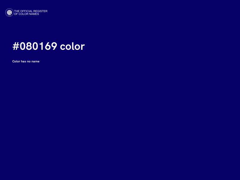 #080169 color image