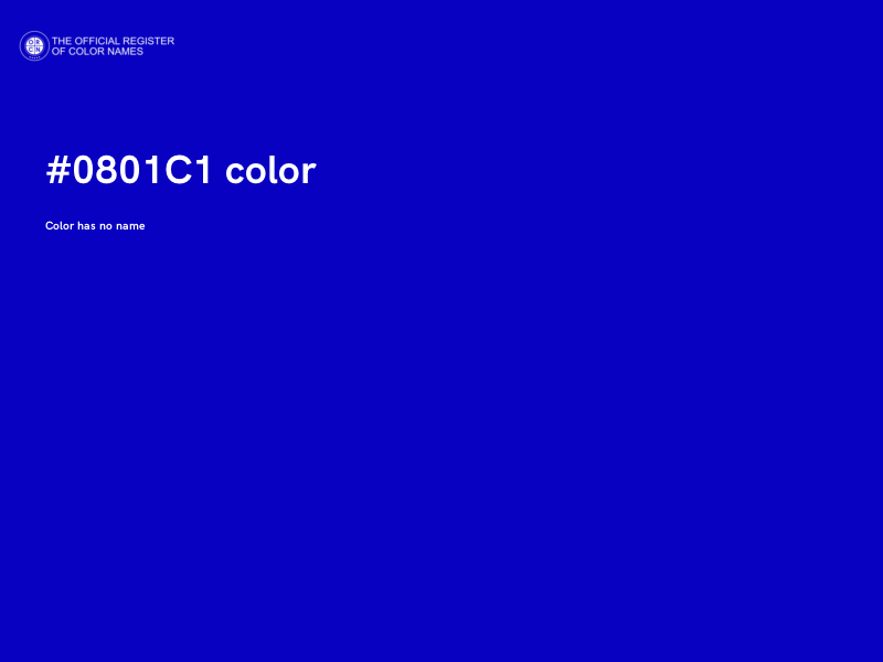 #0801C1 color image