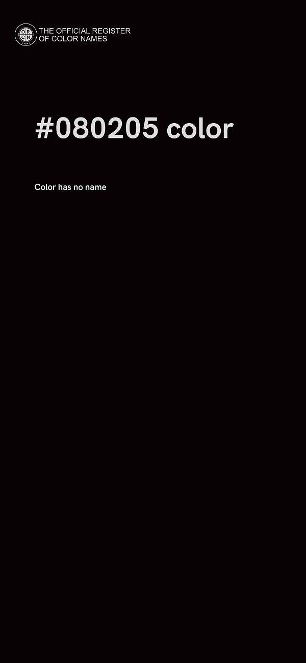 #080205 color image