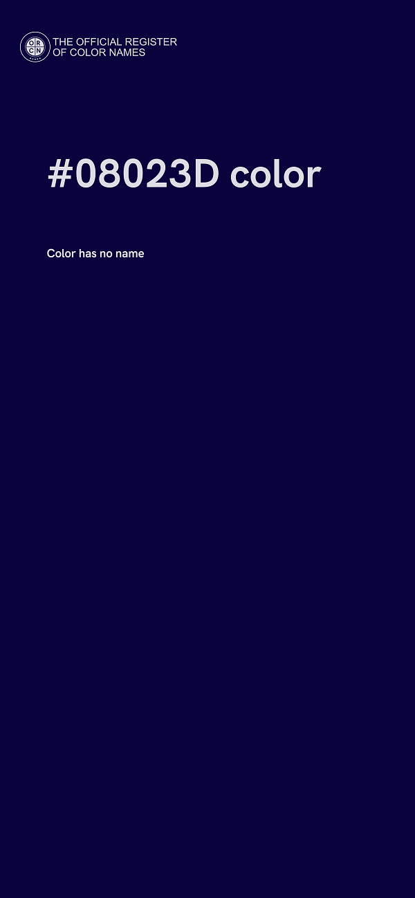 #08023D color image