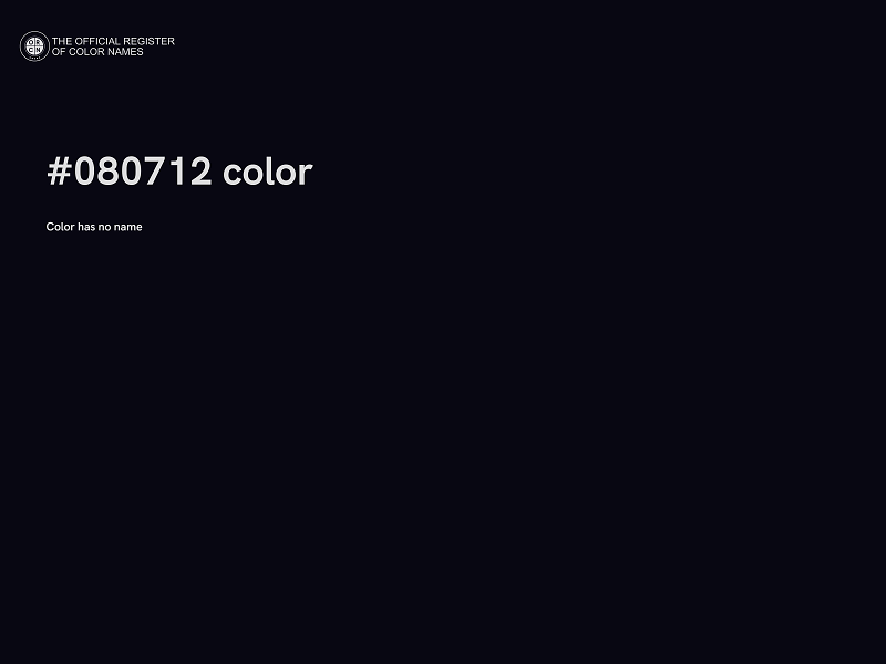 #080712 color image
