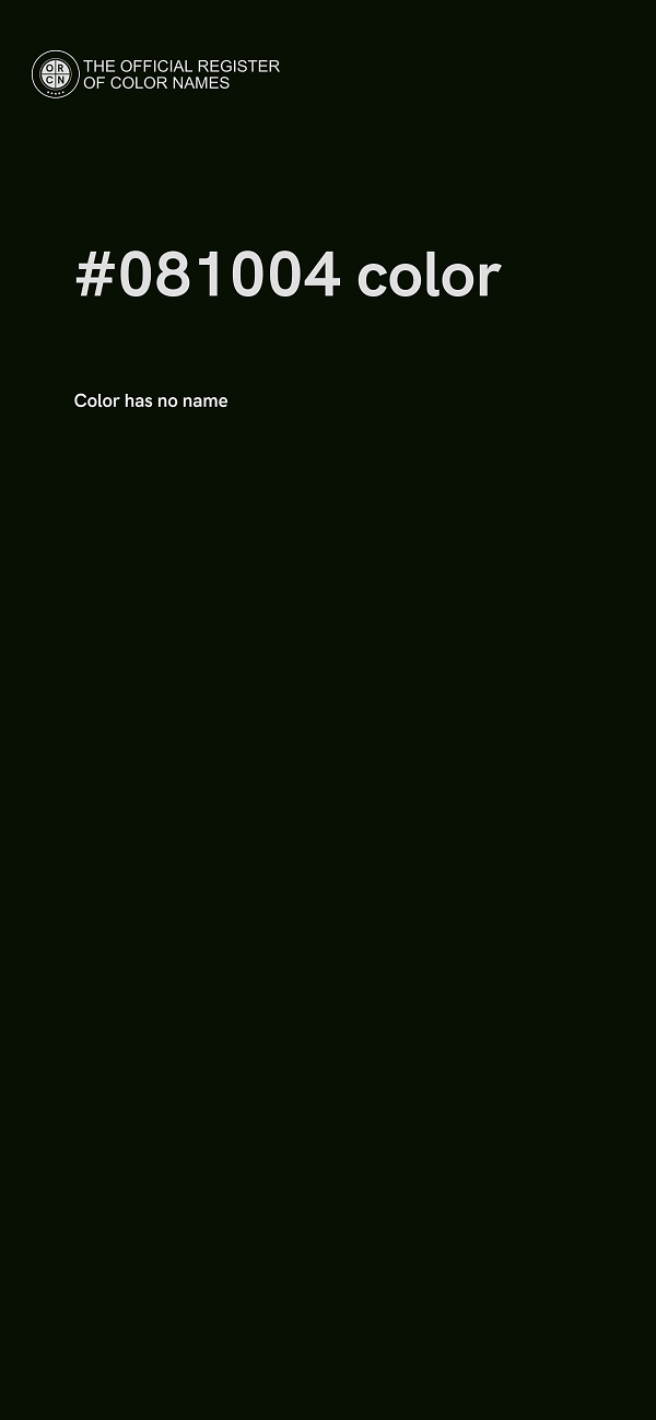#081004 color image
