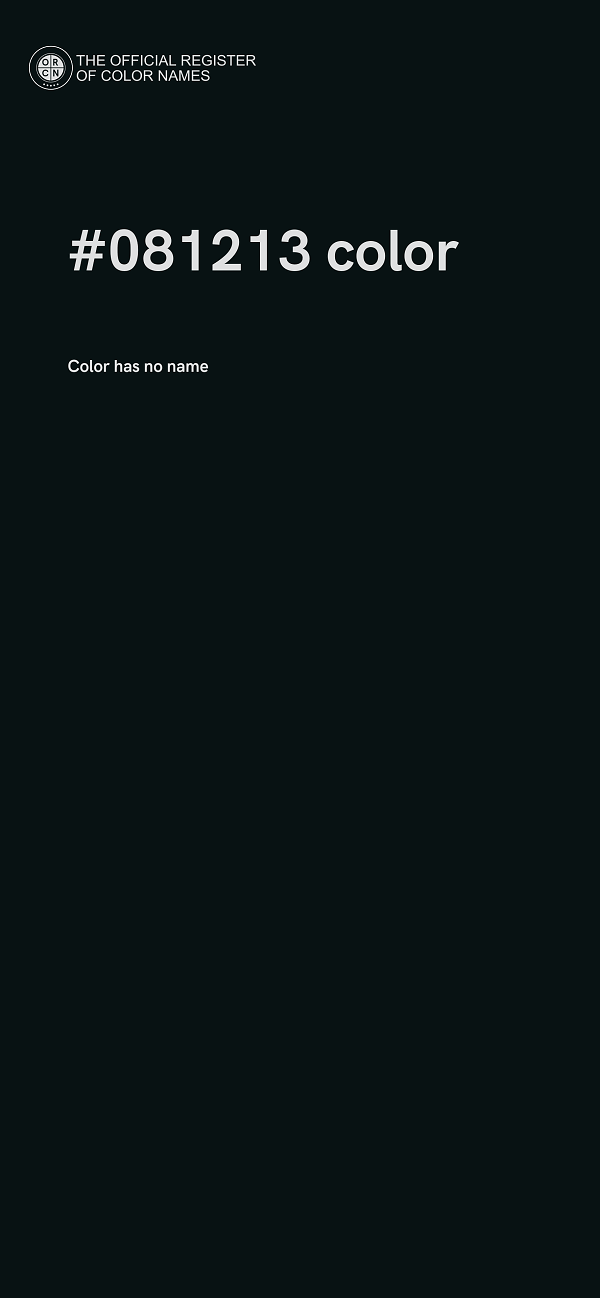 #081213 color image