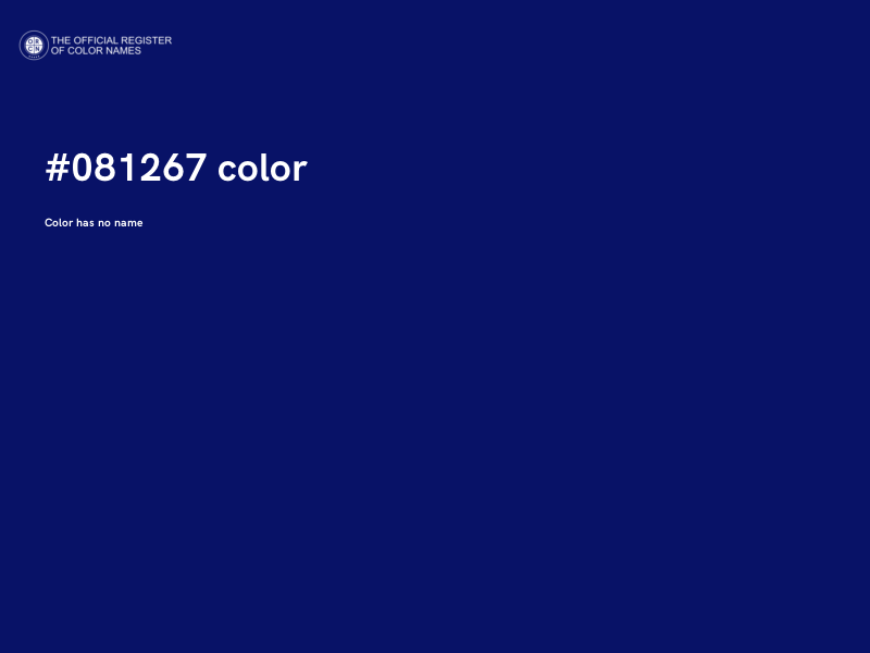 #081267 color image