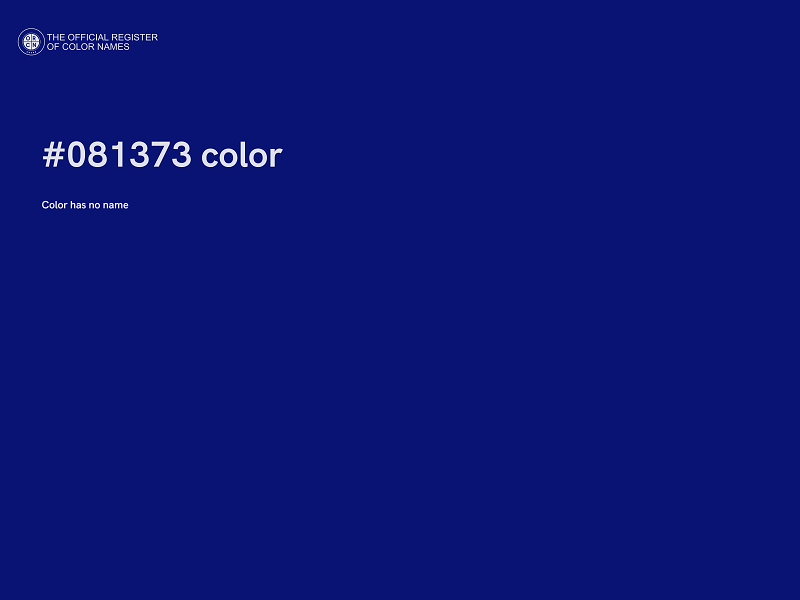 #081373 color image