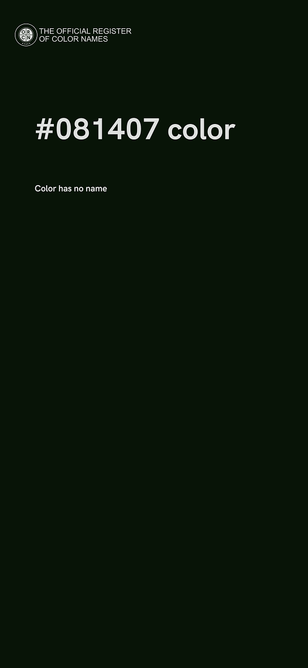 #081407 color image