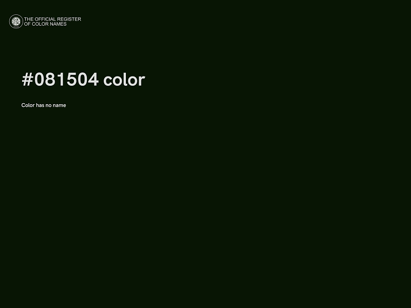 #081504 color image