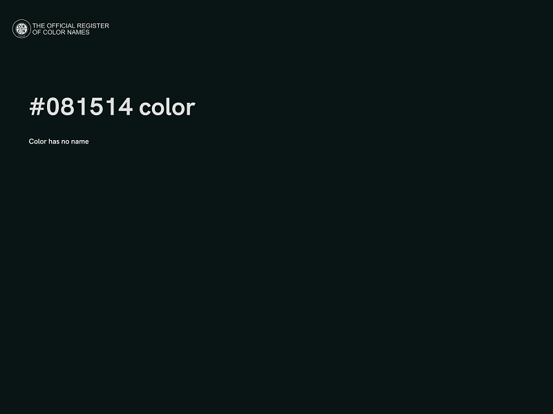#081514 color image