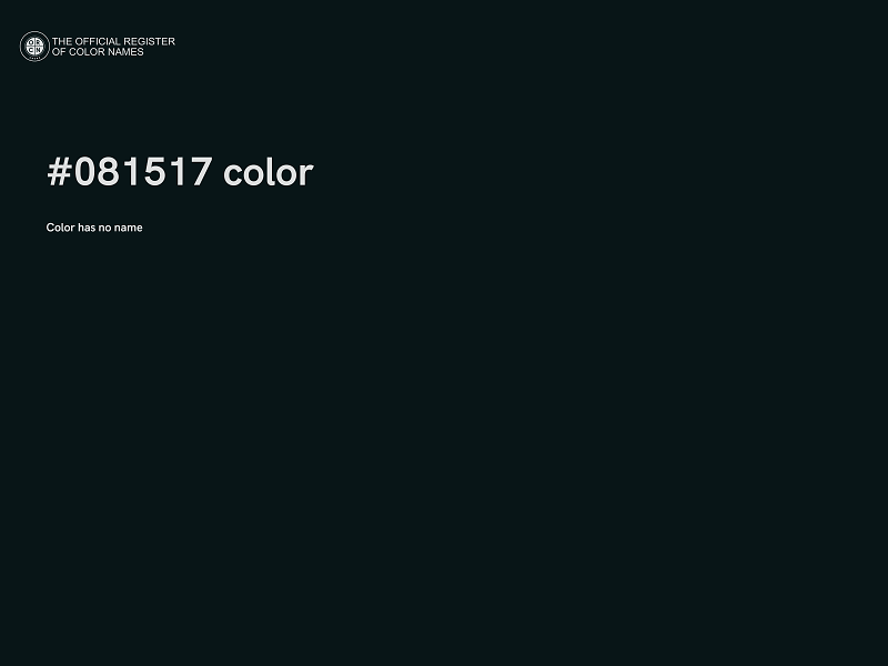 #081517 color image