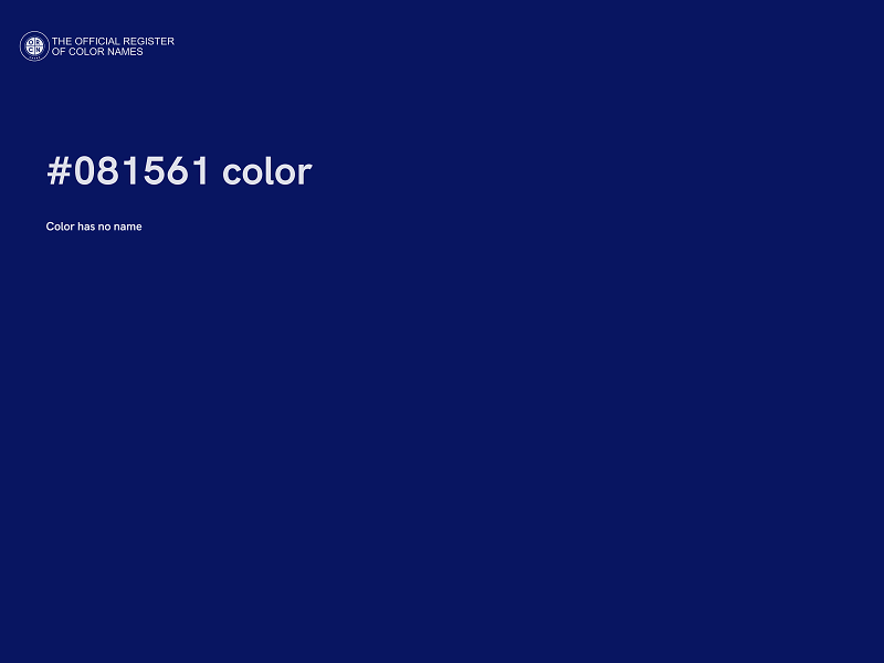 #081561 color image