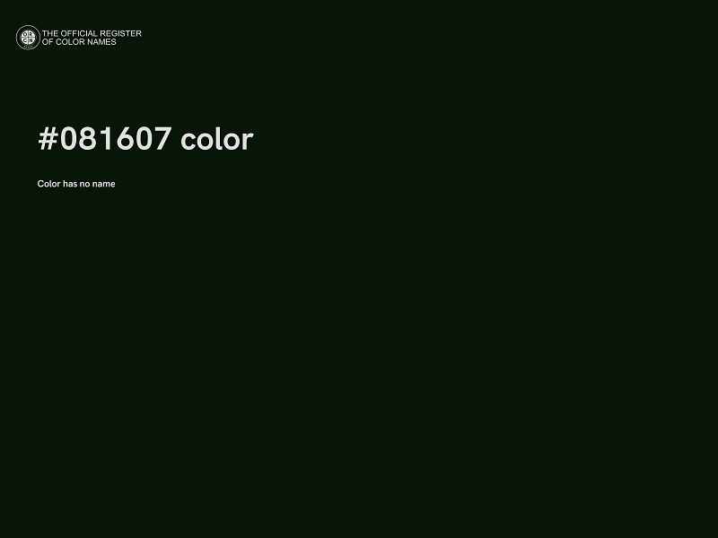 #081607 color image
