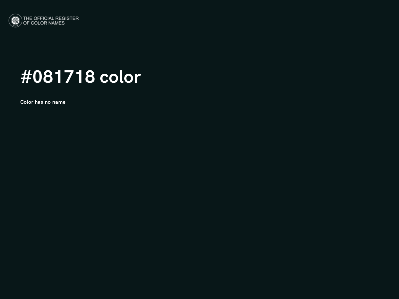 #081718 color image