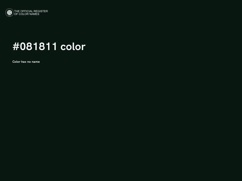 #081811 color image