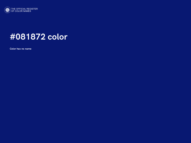 #081872 color image