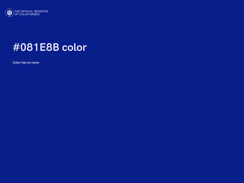 #081E8B color image