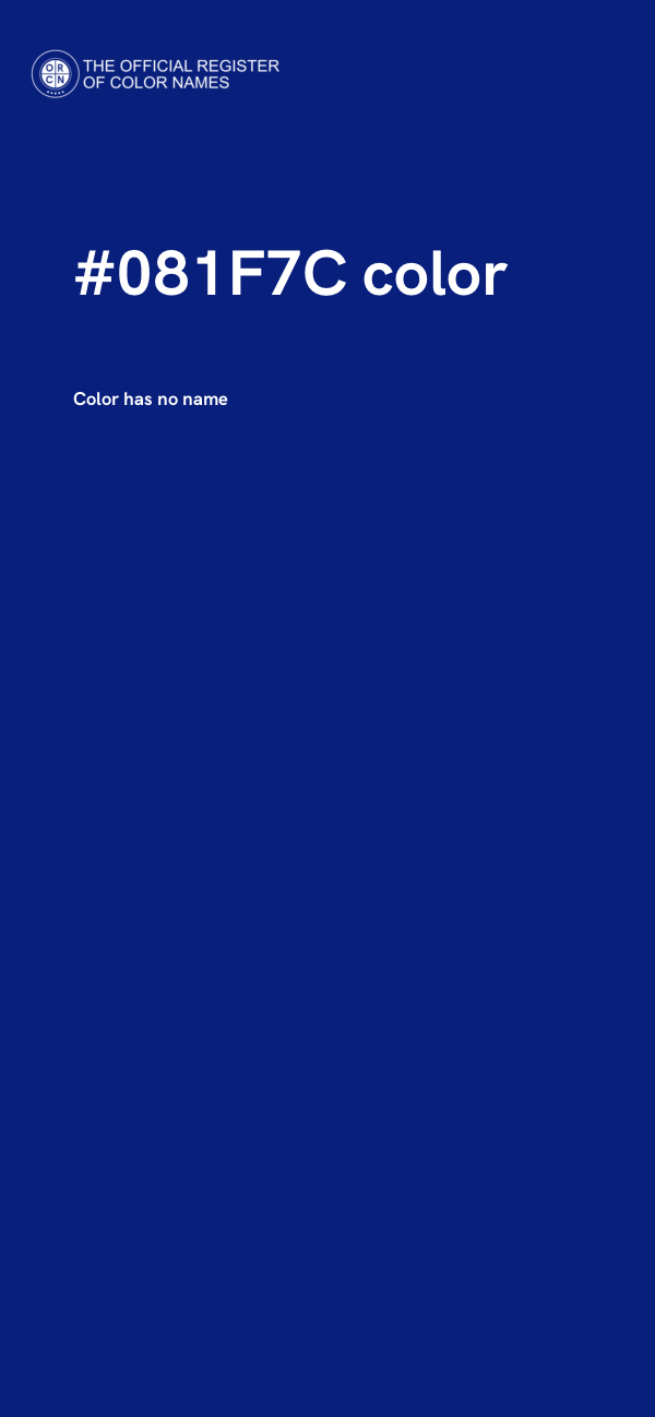 #081F7C color image