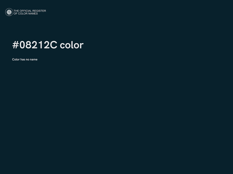 #08212C color image