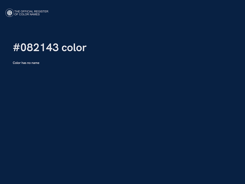 #082143 color image