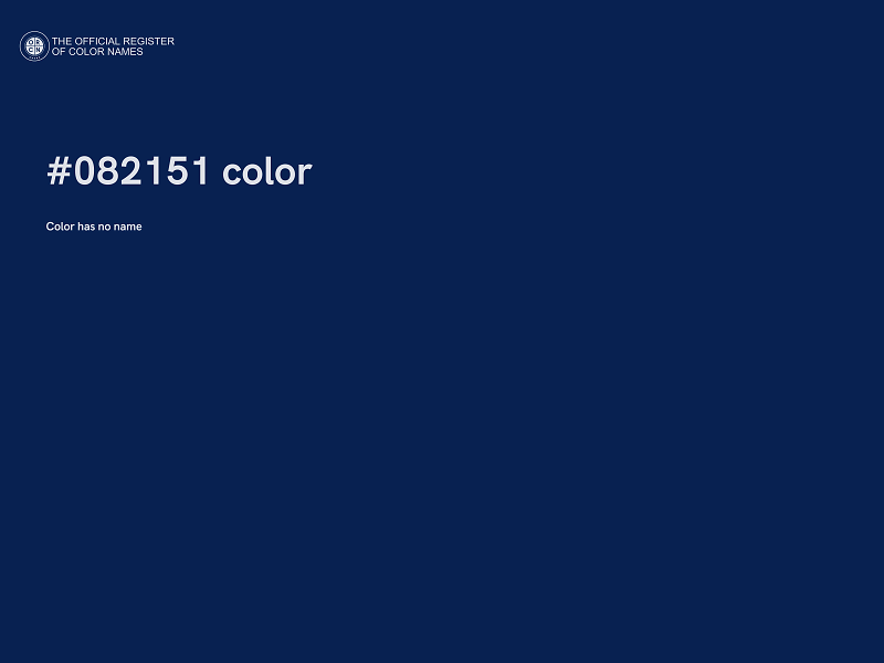 #082151 color image