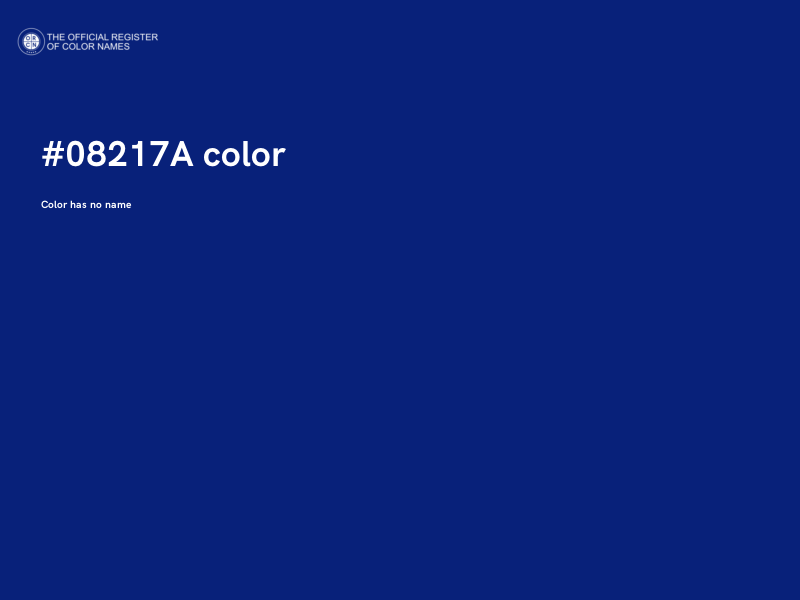 #08217A color image