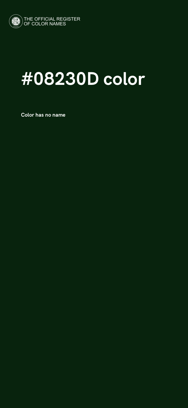 #08230D color image