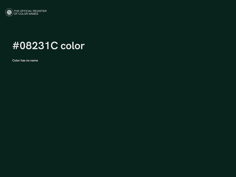 #08231C color image