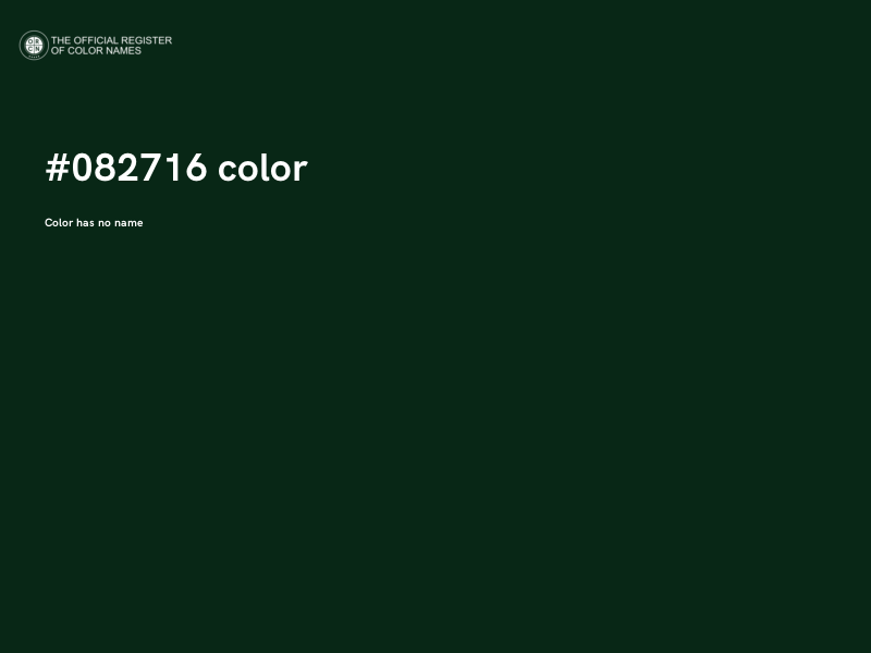 #082716 color image