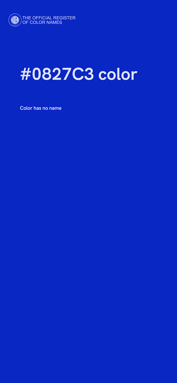 #0827C3 color image