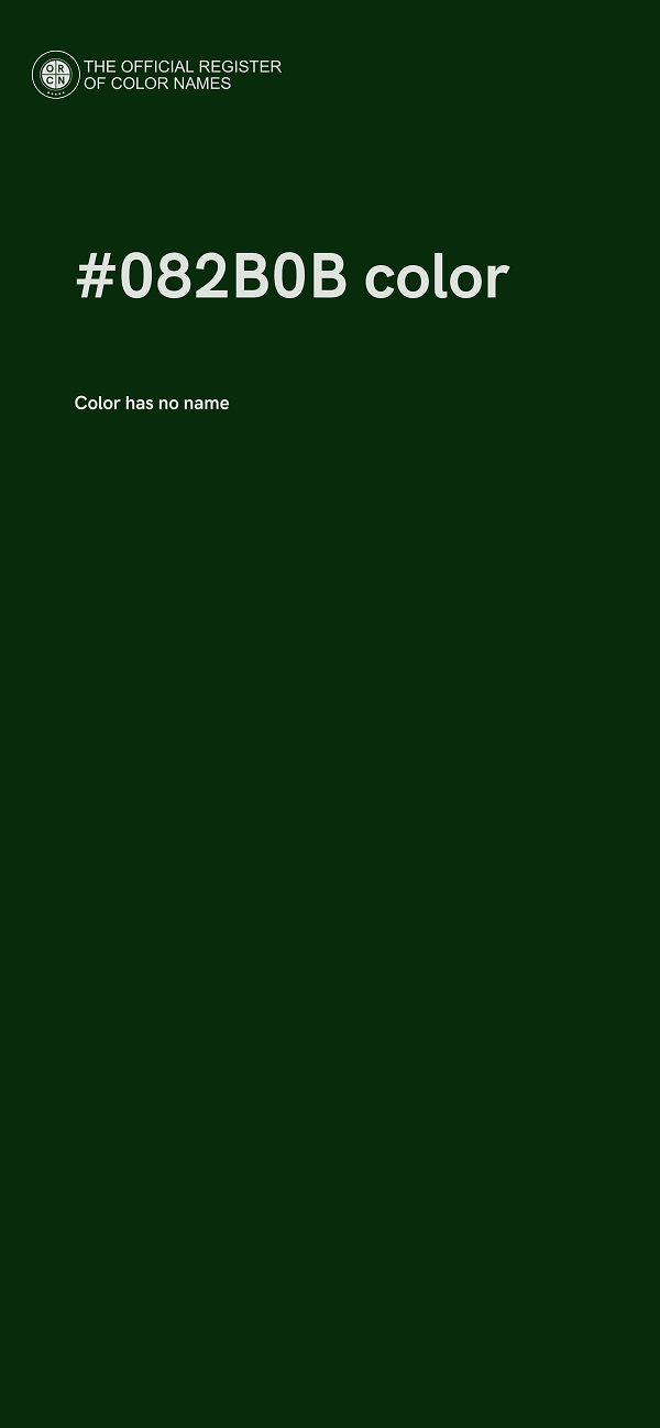 #082B0B color image