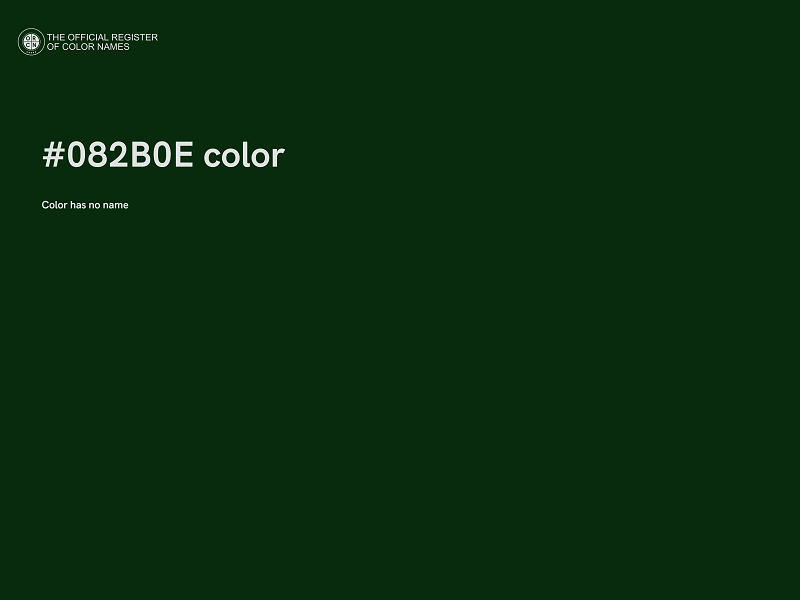 #082B0E color image