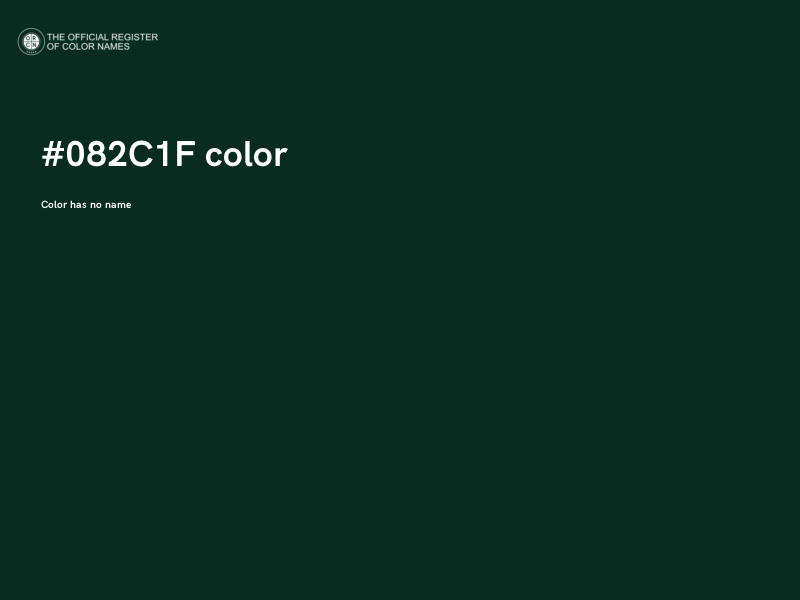 #082C1F color image