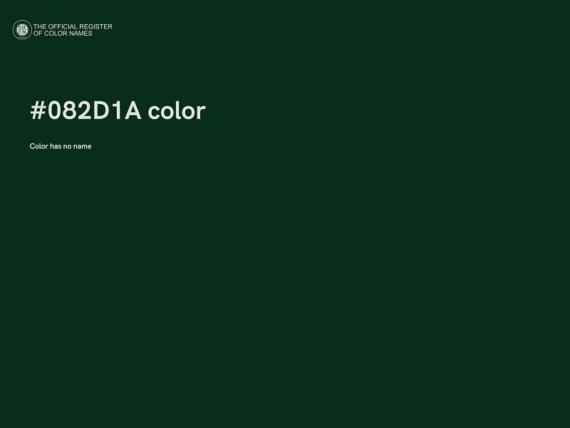 #082D1A color image