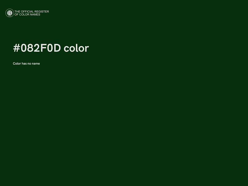 #082F0D color image