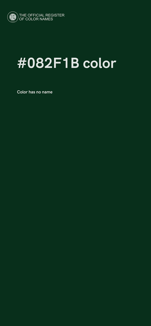 #082F1B color image
