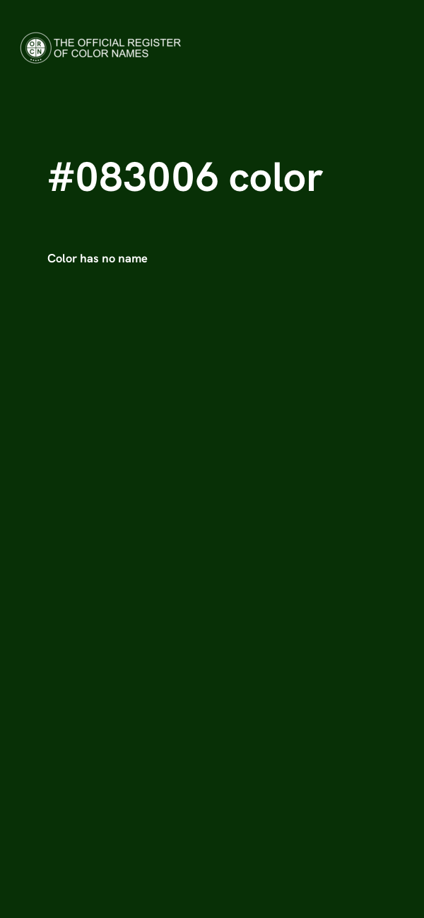 #083006 color image