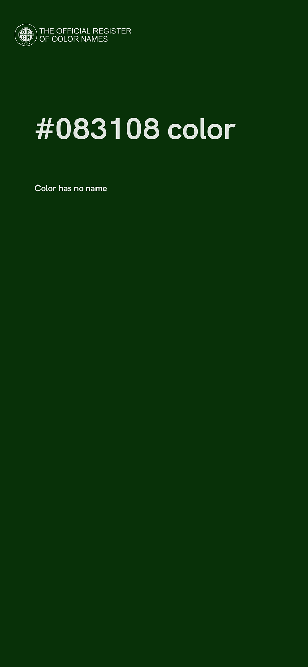 #083108 color image