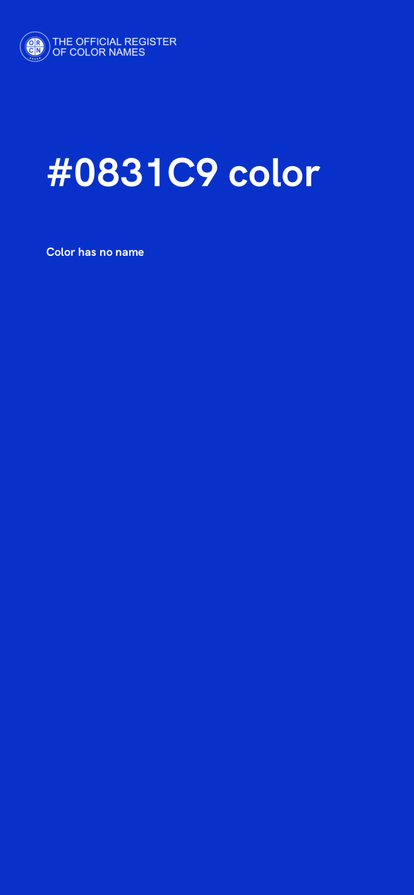 #0831C9 color image