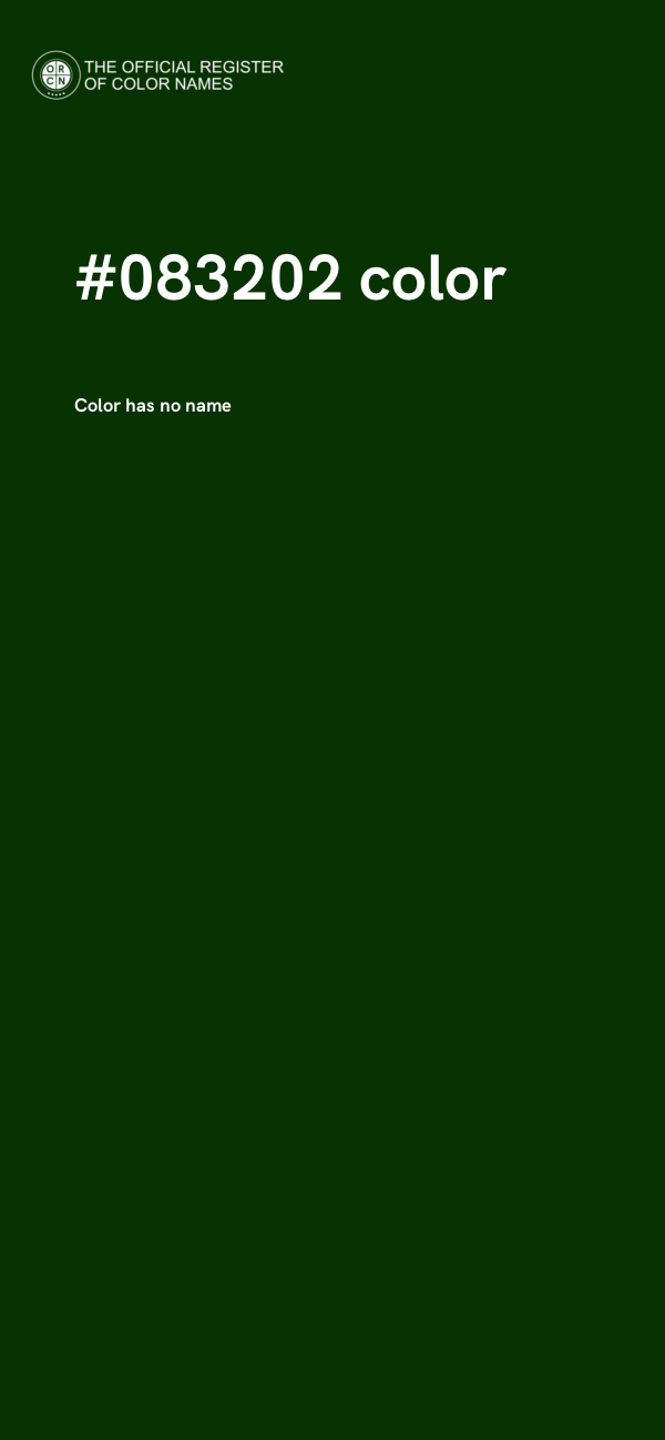 #083202 color image