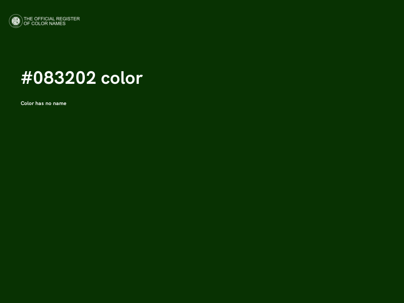 #083202 color image