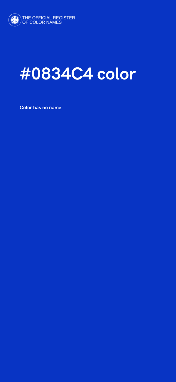 #0834C4 color image