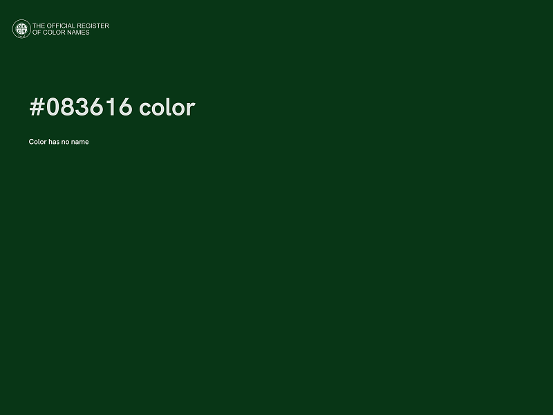 #083616 color image