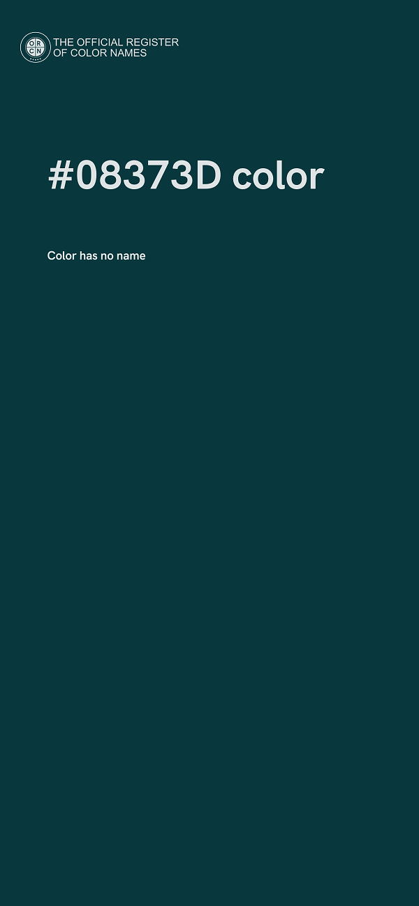 #08373D color image