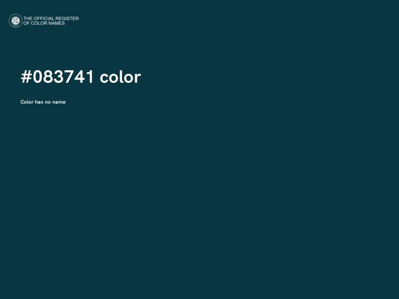 #083741 color image