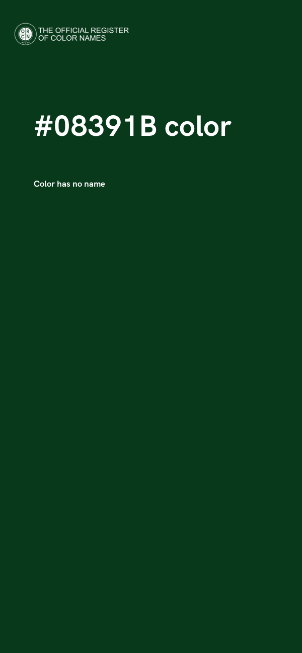 #08391B color image