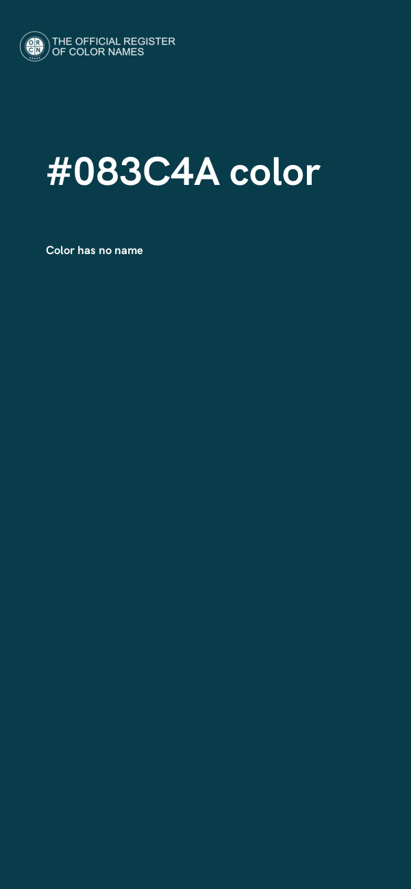 #083C4A color image