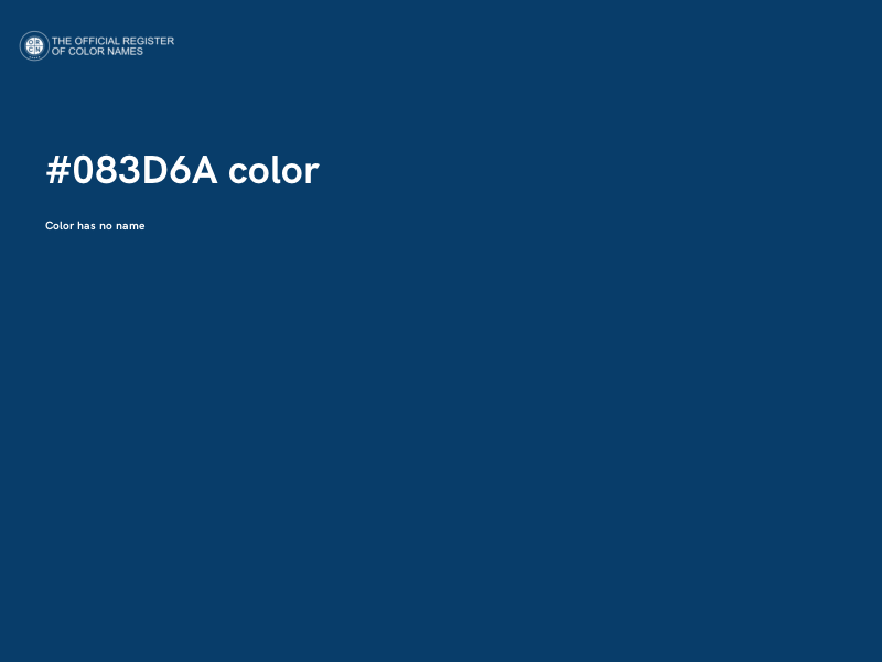 #083D6A color image